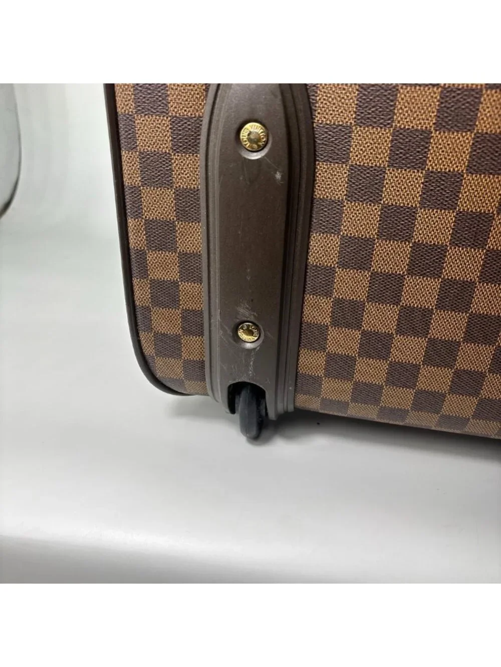 Louis Vuitton Super Damier Pegase 45 Travel Bag Carry on Allowed